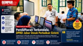 DPRD Jabar Desak Perbaikan Sistem SPMB Sekolah Maung.
Gangguan aplikasi selama masa pendaftaran menjadi perhatian DPRD Jawa Barat. Evaluasi menyeluruh dinilai penting untuk menjamin proses seleksi yang transparan, adil, dan mudah diakses seluruh calon peserta didik.