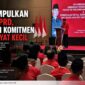 Ribuan kader PDI Perjuangan yang menjabat sebagai anggota DPRD dari berbagai daerah mengikuti Bimbingan Teknis (Bimtek) yang diselenggarakan DPP PDIP di Jakarta, Sabtu (30/5/2026). 