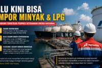 Aktivitas bongkar muat energi di terminal minyak dan LPG. Pemerintah resmi menerbitkan Perpres Nomor 26 Tahun 2026 yang memberikan kewenangan kepada Badan Layanan Umum (BLU) sektor energi untuk melakukan impor minyak bumi, BBM, dan LPG guna memperkuat ketahanan energi nasional serta menjaga stabilitas pasokan di tengah dinamika pasar global.