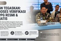 Foto: Konferensi pers Badan Gizi Nasional terkait penegasan verifikasi SPPG gratis dan upaya penindakan terhadap dugaan penipuan yang mengatasnamakan Program Makan Bergizi Gratis.