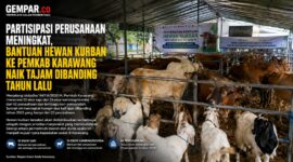 Menjelang Iduladha 1447 H/2026 M, puluhan perusahaan dan lembaga non-pemerintah menitipkan bantuan hewan kurban kepada Pemkab Karawang.