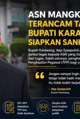 ASN Mangkir Terancam Tak Terima TPP, Bupati Karawang Siapkan Sanksi Tegas