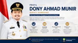 Dari legislatif hingga memimpin Kabupaten Sumedang, Dony Ahmad Munir dikenal sebagai sosok yang konsisten mendorong reformasi birokrasi, transformasi digital, dan peningkatan kualitas pelayanan publik.