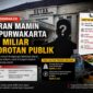 Sorotan terhadap pengadaan belanja makan dan minum di lingkungan Setda Purwakarta mencuat setelah nilai kontraknya mencapai Rp2,39 miliar pada Tahun Anggaran 2026. 