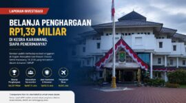 Belanja penghargaan senilai Rp1,397 miliar dalam Rencana Umum Pengadaan (RUP) Bagian Kesra Setda Karawang Tahun Anggaran 2026 menjadi sorotan publik. 