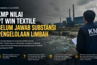KMP menilai PT Win Textile belum menjawab substansi pengelolaan limbah yang diminta melalui dua surat klarifikasi. Organisasi masyarakat tersebut menyoroti pentingnya transparansi lingkungan sebagai bentuk akuntabilitas kepada publik.