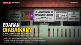 Dugaan pungutan berkedok kegiatan pelepasan dan kelulusan siswa kembali menjadi sorotan di Kabupaten Karawang. Meski Dinas Pendidikan dan Kebudayaan telah menerbitkan surat edaran yang melarang kegiatan yang membebani orang tua, sejumlah laporan menyebut masih adanya permintaan iuran dengan berbagai alasan.