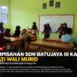 Siswa SDN Batujaya III, Kecamatan Batujaya, Kabupaten Karawang, mengikuti latihan tari sebagai persiapan kegiatan kenaikan kelas dan perpisahan siswa kelas VI. Kegiatan tersebut merupakan bagian dari rangkaian acara yang disepakati bersama oleh pihak sekolah dan orang tua siswa.