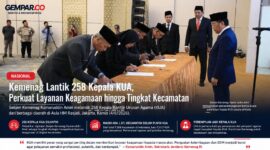 Kementerian Agama RI resmi melantik 258 Kepala Kantor Urusan Agama (KUA) dari berbagai daerah di Indonesia. Pelantikan yang dipimpin Sekjen Kemenag Kamaruddin Amin ini menjadi langkah strategis dalam memperkuat kualitas layanan keagamaan di tingkat kecamatan.