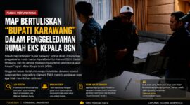 Sebuah map bertuliskan 