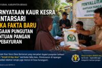 Pernyataan Kaur Kesra Bantarsari yang menyebut dugaan pungutan bantuan pangan 