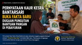 Pernyataan Kaur Kesra Bantarsari yang menyebut dugaan pungutan bantuan pangan 