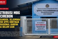 Distribusi Program Makan Bergizi Gratis (MBG) di Kota Cirebon mengalami gangguan setelah sejumlah Satuan Pelayanan Pemenuhan Gizi (SPPG) menghentikan sementara operasionalnya akibat belum cairnya anggaran dari pemerintah pusat. 