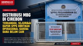 Distribusi Program Makan Bergizi Gratis (MBG) di Kota Cirebon mengalami gangguan setelah sejumlah Satuan Pelayanan Pemenuhan Gizi (SPPG) menghentikan sementara operasionalnya akibat belum cairnya anggaran dari pemerintah pusat. 