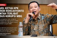 Wakil Ketua KPK Fitroh Rohcahyanto membantah keterlibatan dalam kasus dugaan korupsi Program Makan Bergizi Gratis (MBG).