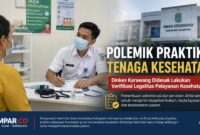 Ilustrasi pelayanan kesehatan oleh tenaga kesehatan kepada pasien. Masyarakat meminta Dinas Kesehatan Kabupaten Karawang melakukan verifikasi terhadap legalitas praktik pelayanan kesehatan guna memastikan kepatuhan terhadap ketentuan perundang-undangan serta menjamin keselamatan pasien.