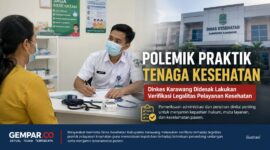 Ilustrasi pelayanan kesehatan oleh tenaga kesehatan kepada pasien. Masyarakat meminta Dinas Kesehatan Kabupaten Karawang melakukan verifikasi terhadap legalitas praktik pelayanan kesehatan guna memastikan kepatuhan terhadap ketentuan perundang-undangan serta menjamin keselamatan pasien.