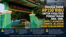 SMP Negeri 2 Jayakerta, menjadi sorotan setelah muncul keluhan sejumlah orang tua siswa terkait pembayaran sebesar Rp150 ribu untuk operasional panitia pendaftaran ke SMA dan SMK pada pelaksanaan SPMB 2026. 