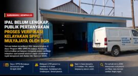Temuan belum lengkapnya IPAL di dapur MBG SPPG Mulyajaya memunculkan pertanyaan terkait proses verifikasi kelayakan operasional oleh BGN.