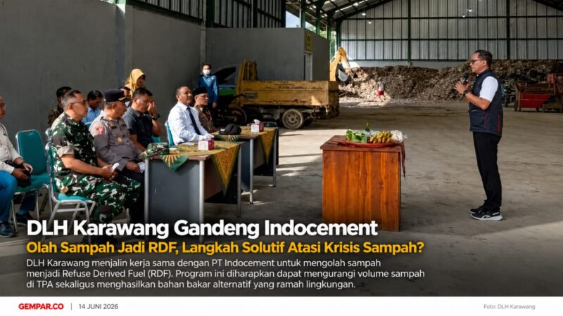 DLH Karawang menggandeng Indocement dalam pengembangan Refuse Derived Fuel (RDF) sebagai upaya mengubah sampah menjadi bahan bakar alternatif.