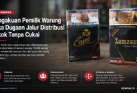 Pengakuan ini membuka dugaan adanya jalur distribusi yang memasok produk hingga ke tingkat pengecer.