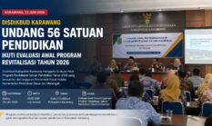 Disdikbud Karawang Undang 56 Satuan Pendidikan Ikuti Evaluasi Awal Program Revitalisasi Tahun 2026