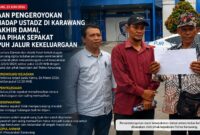 Perselisihan yang melibatkan Darwan dan Ustadz Fatah di Kabupaten Karawang akhirnya berakhir damai. 