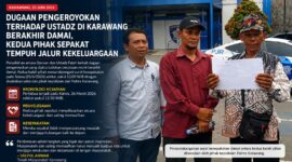 Perselisihan yang melibatkan Darwan dan Ustadz Fatah di Kabupaten Karawang akhirnya berakhir damai. 