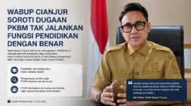 Wabup Cianjur Abi Ramzi menegaskan bahwa pendidikan kesetaraan melalui PKBM harus menjadi sarana mencerdaskan masyarakat, bukan sekadar tempat memperoleh ijazah.