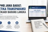 SPMB Jawa Barat kembali menuai sorotan. Transparansi dan keterbukaan informasi dinilai menjadi kunci menjaga kepercayaan publik dalam proses penerimaan murid baru. Ilustrasi/GEMPAR.CO