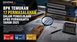 BPK menemukan 17 permasalahan dalam pengelolaan APBD Kabupaten Purwakarta Tahun Anggaran 2025. Temuan tersebut mencakup sektor pendapatan, belanja barang dan jasa, serta pengelolaan aset daerah.