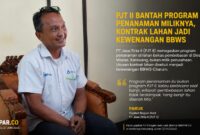 PJT II menegaskan program penanaman di lahan bekas pembebasan Desa Wadas bukan merupakan program perusahaan.