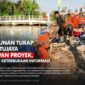 Pembangunan turap saluran irigasi di Desa Batujaya, Kecamatan Batujaya, Karawang, menjadi sorotan karena hingga beberapa hari pekerjaan berlangsung belum dilengkapi papan informasi proyek.