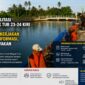 Proyek rehabilitasi saluran irigasi PJT II di Batujaya menjadi perhatian setelah papan proyek baru dipasang hampir satu bulan sejak pekerjaan dimulai.