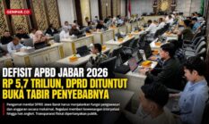 Defisit APBD Jabar 2026 Rp5,7 Triliun, DPRD Didesak Gunakan Hak Pengawasan, Transparansi Fiskal Dipertanyakan