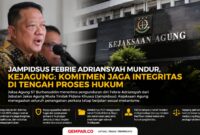 Jampidsus Febrie Adriansyah mengundurkan diri di tengah proses hukum. Kejaksaan Agung memastikan penanganan perkara tetap berjalan dan mengajak seluruh pihak menghormati asas praduga tak bersalah. #GEMPARCO