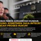 Jampidsus Febrie Adriansyah mengundurkan diri di tengah proses hukum. Kejaksaan Agung memastikan penanganan perkara tetap berjalan dan mengajak seluruh pihak menghormati asas praduga tak bersalah. #GEMPARCO