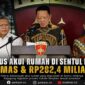 Jampidsus Febrie Adriansyah mengakui rumah di Sentul yang digeledah penyidik adalah miliknya. Dari lokasi tersebut, polisi menyita 74 kilogram emas batangan dan uang senilai sekitar Rp282,4 miliar.