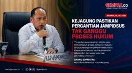 Kejaksaan Agung menegaskan pergantian kepemimpinan di Jampidsus tidak akan memengaruhi proses penegakan hukum.