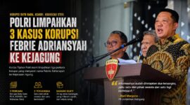 Kortas Tipikor Polri resmi melimpahkan tiga perkara dugaan korupsi yang menyeret nama mantan Jampidsus Febrie Adriansyah ke Kejaksaan Agung.