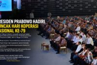 Mengusung tema "Koperasi Berdaya, Indonesia Berjaya", peringatan Harkopnas dihadiri ribuan insan koperasi dari seluruh Indonesia.