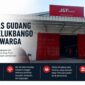 Gudang J&T Express Drop Point Batujaya di Desa Telukbango menjadi sorotan warga terkait kelengkapan perizinan operasional.