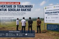 Pemkab Karawang menyiapkan lahan seluas 7 hektare di Kecamatan Tegalwaru untuk pembangunan Sekolah Rakyat. 