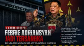 Tiga perkara dugaan korupsi menyeret mantan Jampidsus Febrie Adriansyah ke meja penyidikan.