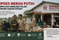 Ilustrasi: Kopdes Merah Putih diharapkan menjadi penggerak ekonomi desa. Keberhasilannya diukur dari manfaat nyata bagi masyarakat, bukan sekadar jumlah koperasi yang dibentuk.