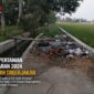 Lokasi pekerjaan Jalan Usaha Tani (JUT) Tahun Anggaran 2024 yang diduga belum dilaksanakan.