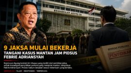 9 Jaksa Mulai Bekerja. Kejaksaan Agung membentuk tim khusus untuk menangani penyidikan perkara mantan Jampidsus Febrie Adriansyah.