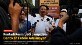 Kuntadi resmi dilantik sebagai Jaksa Agung Muda Tindak Pidana Khusus (Jampidsus) menggantikan Febrie Adriansyah berdasarkan Keppres Nomor 87/TPA Tahun 2026.