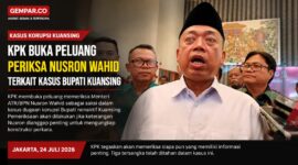 KPK membuka peluang memeriksa Menteri ATR/BPN Nusron Wahid sebagai saksi dalam penyidikan dugaan korupsi yang menjerat Bupati nonaktif Kuantan Singingi.
