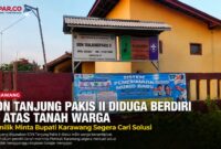 SDN Tanjung Pakis II diduga berdiri di atas lahan milik warga bersertipikat. Pemilik melalui kuasa hukumnya meminta Bupati Karawang segera mengambil langkah penyelesaian